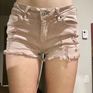 Peach shorts